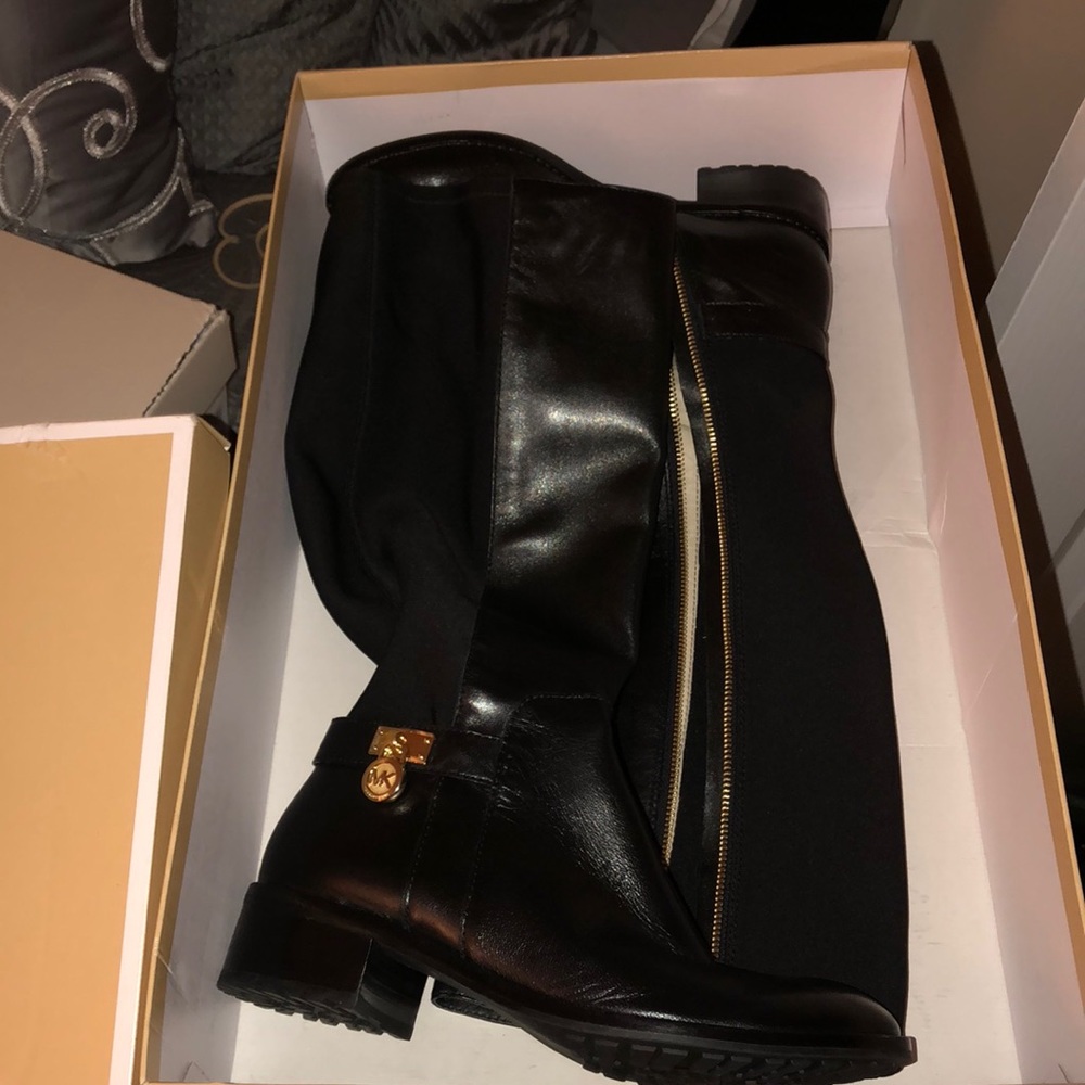 Long black boots